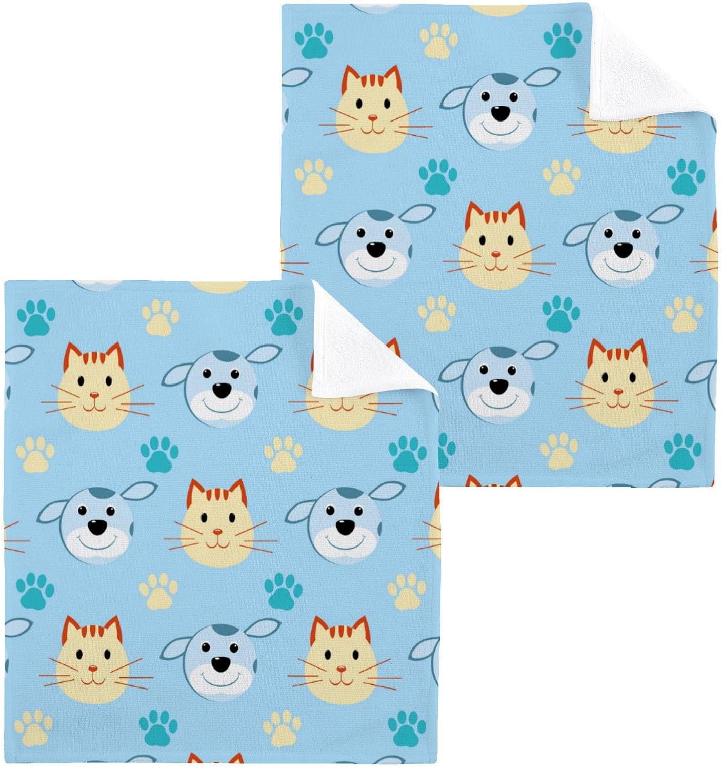 Cute Baby Travel Washcloths for Dogs or Kids