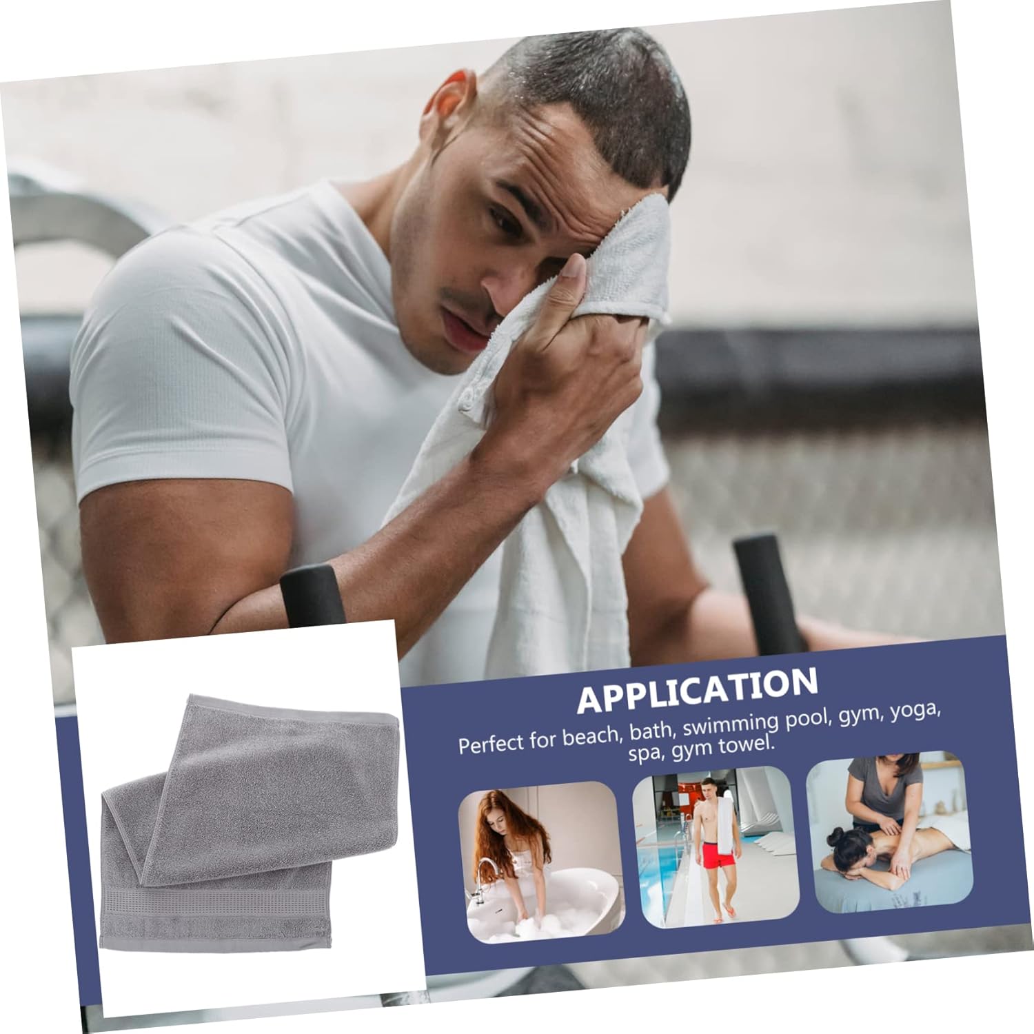 Thickened Cotton Washcloth for Daily Use