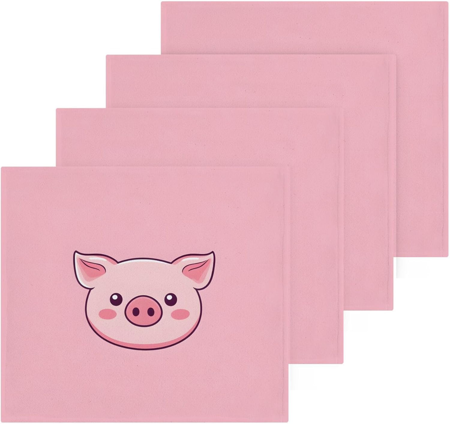 Cute Pig Washcloth Set by Xigua