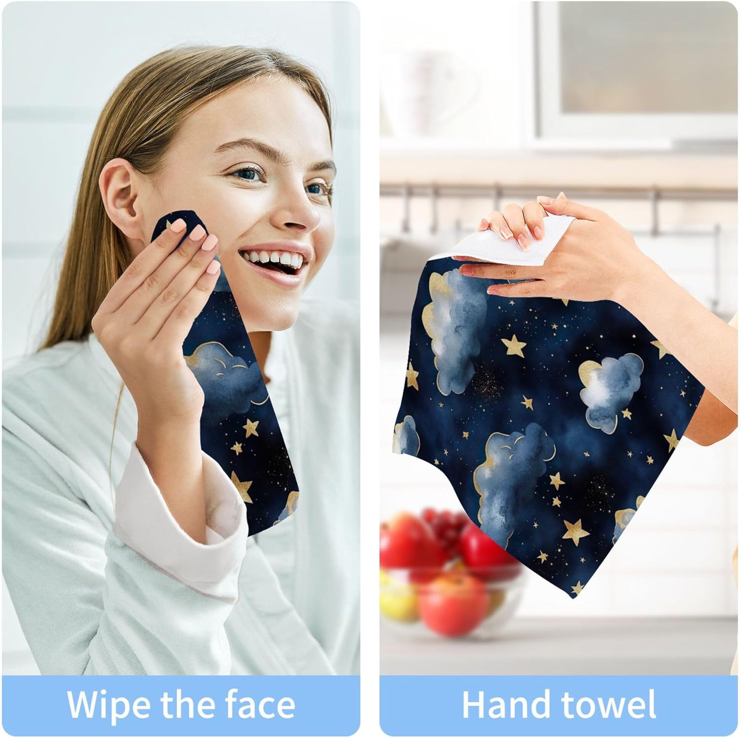 Quick-Dry Absorbent Washcloth Set