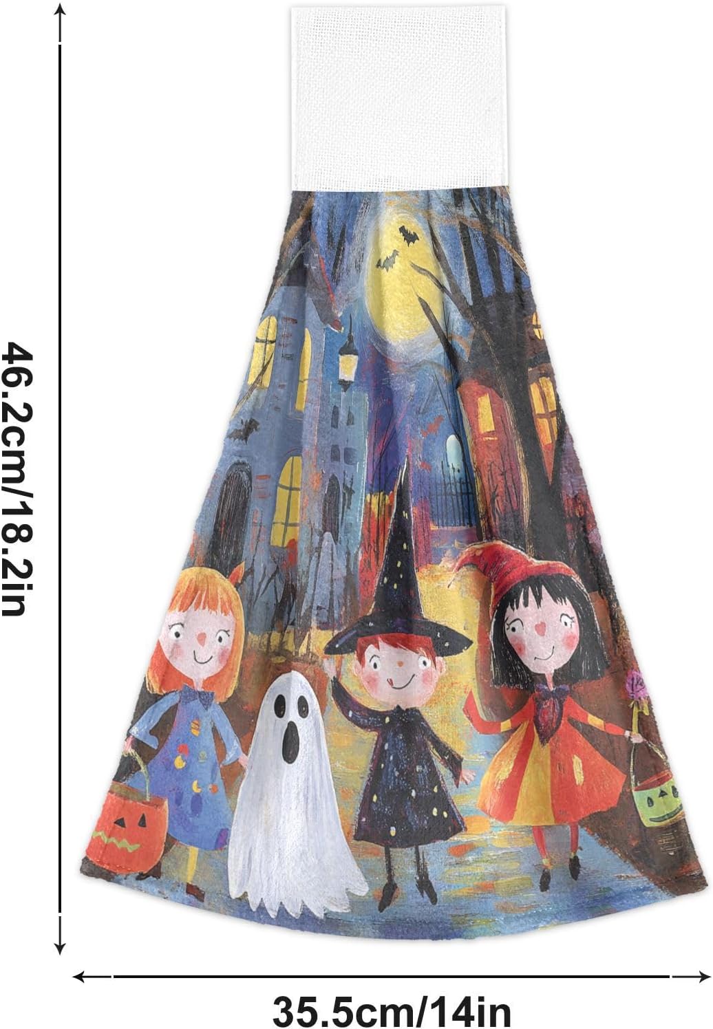 Halloween Halloween Kids Bath Towels with Loops