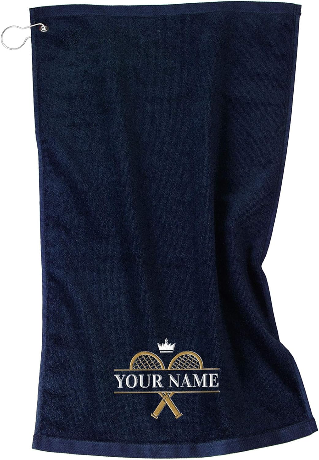 Printualist Personalized Tennis Towel with Carabiner Hook
