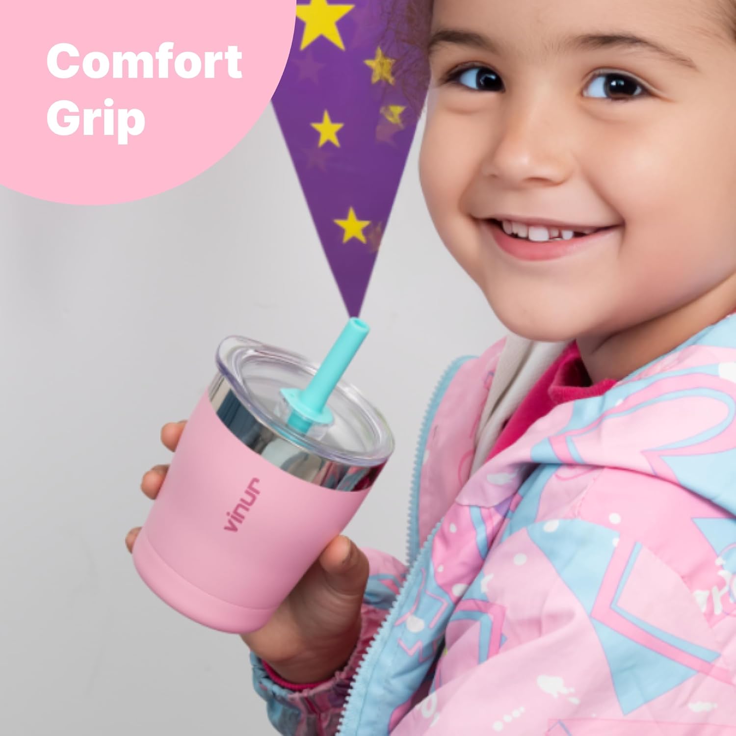 Stainless Steel Tumbler for Kids BPA-Free