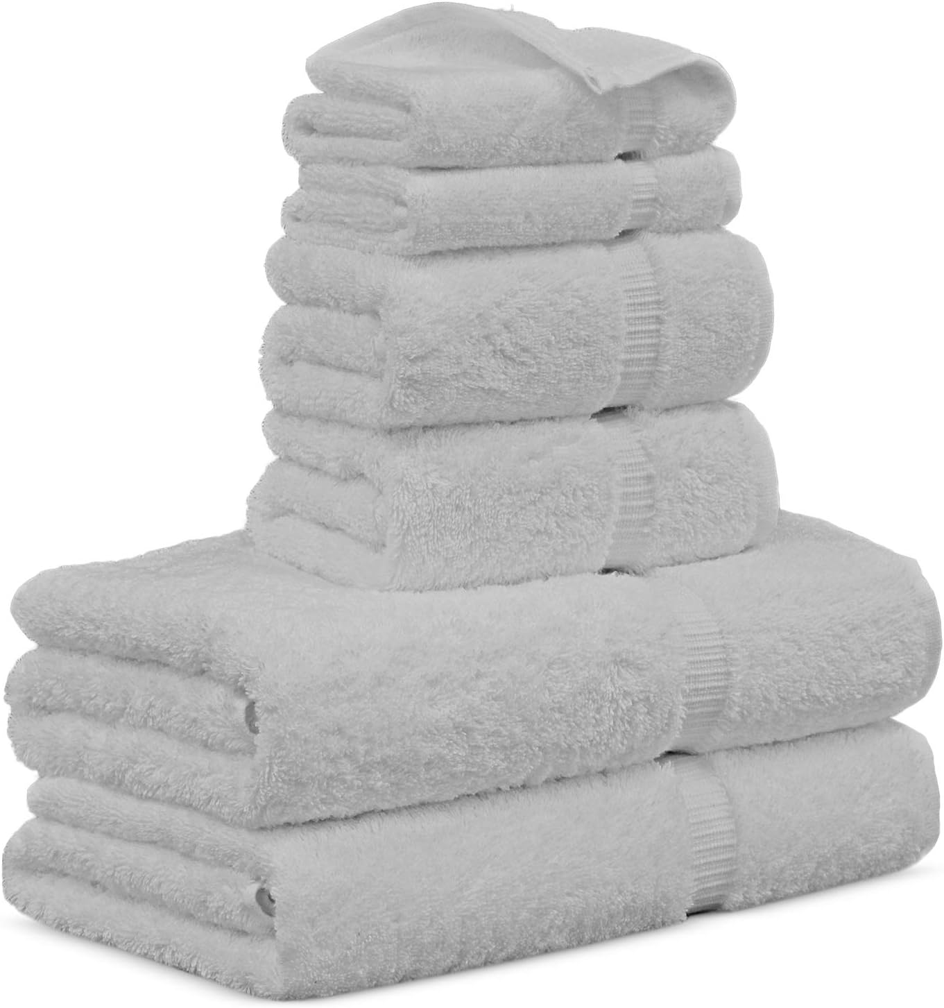 Indulge Linen 100 Turkish Cotton Towel Set 6 Piece