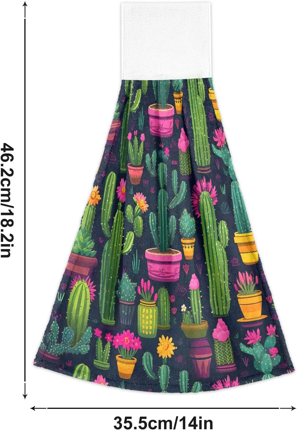 Perfect for Kids 182x14 Green Hanging Hand Towels