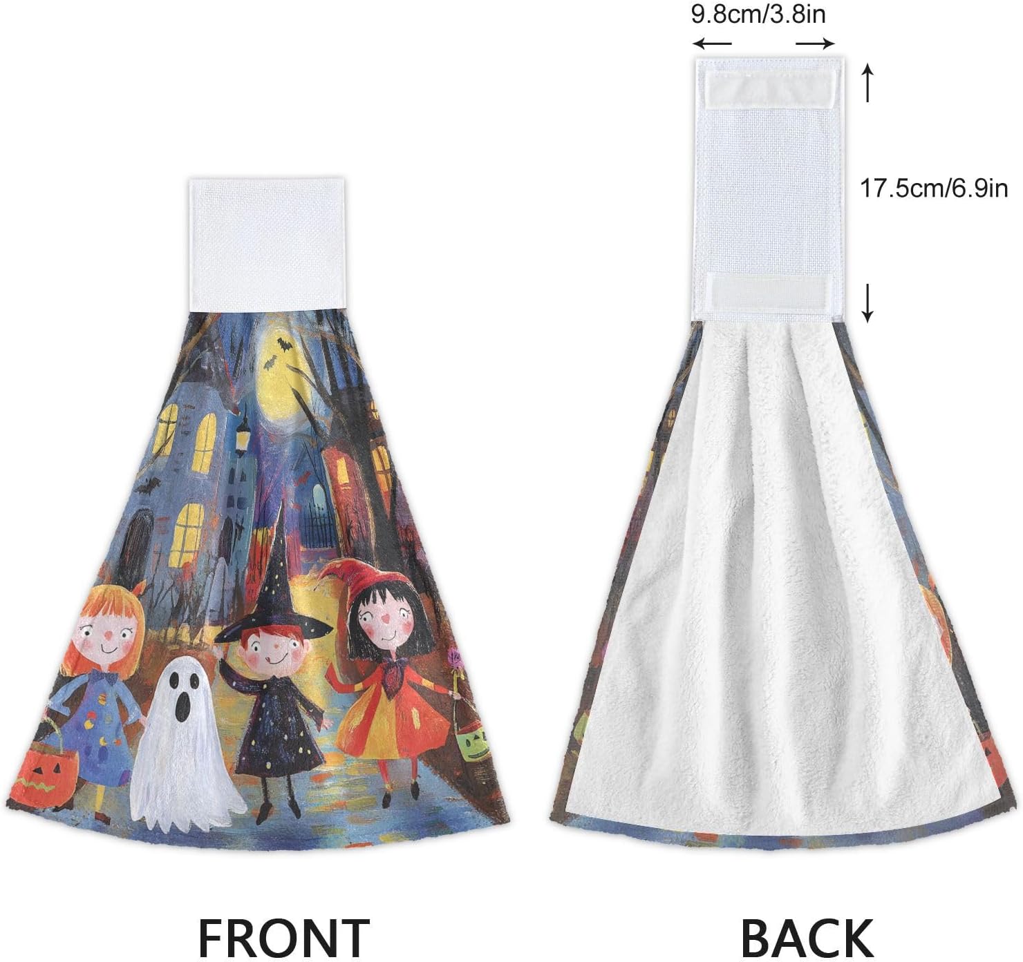 Halloween Halloween Kids Bath Towels with Loops