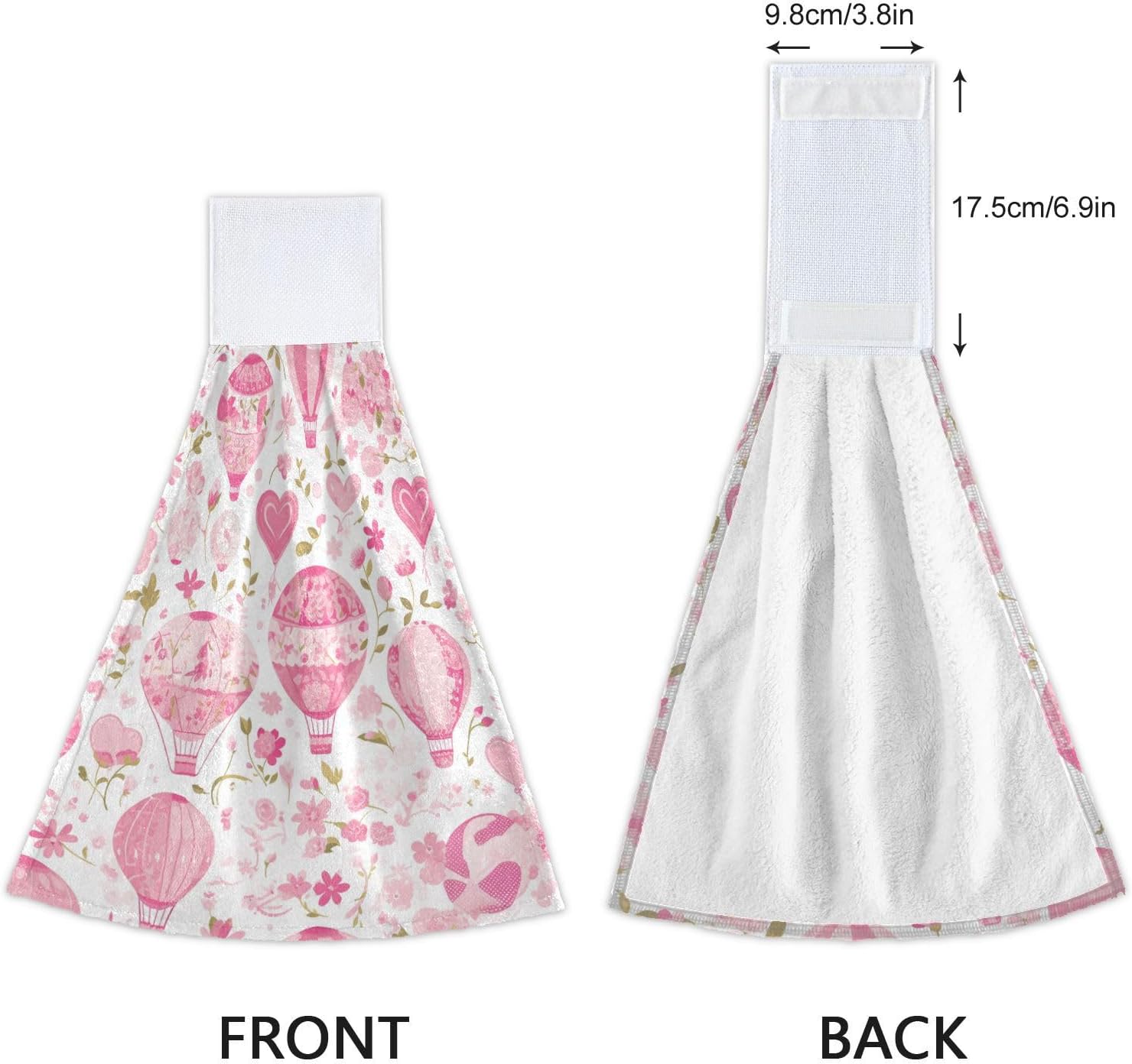 Hot Balloon Hand Towels 2 Pcs