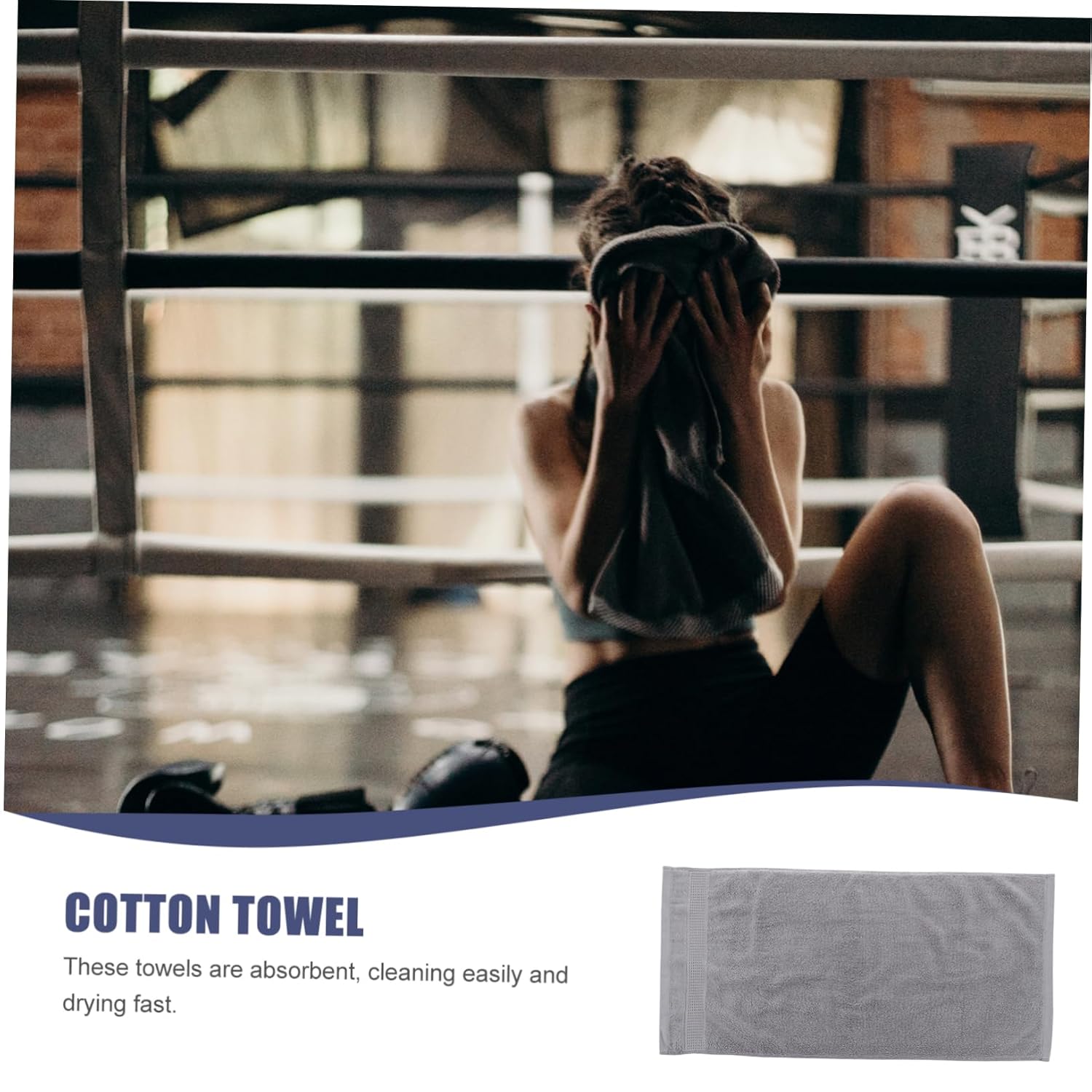 Thickened Cotton Washcloth for Daily Use