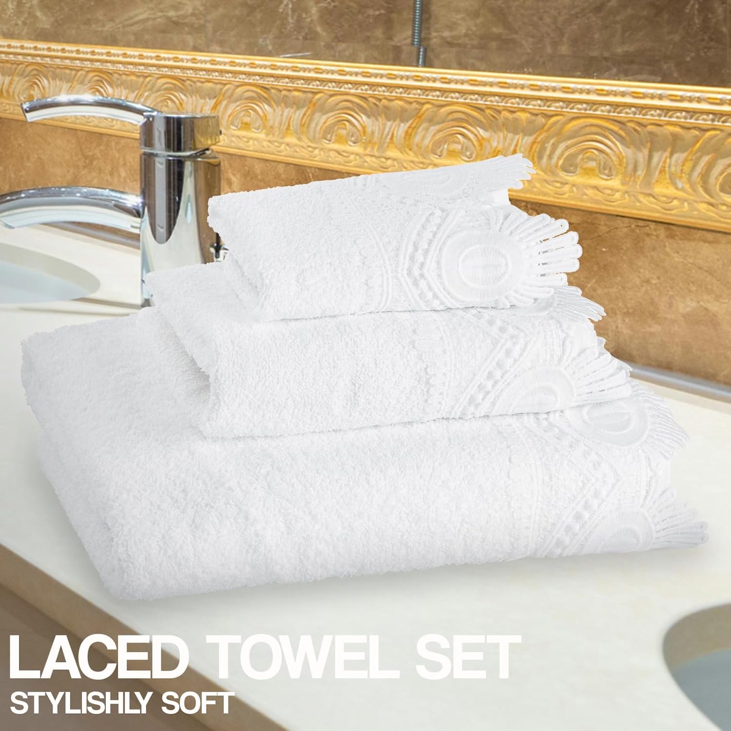 Stylish 3-Piece Bath Towel Set for Home Hotel Use
