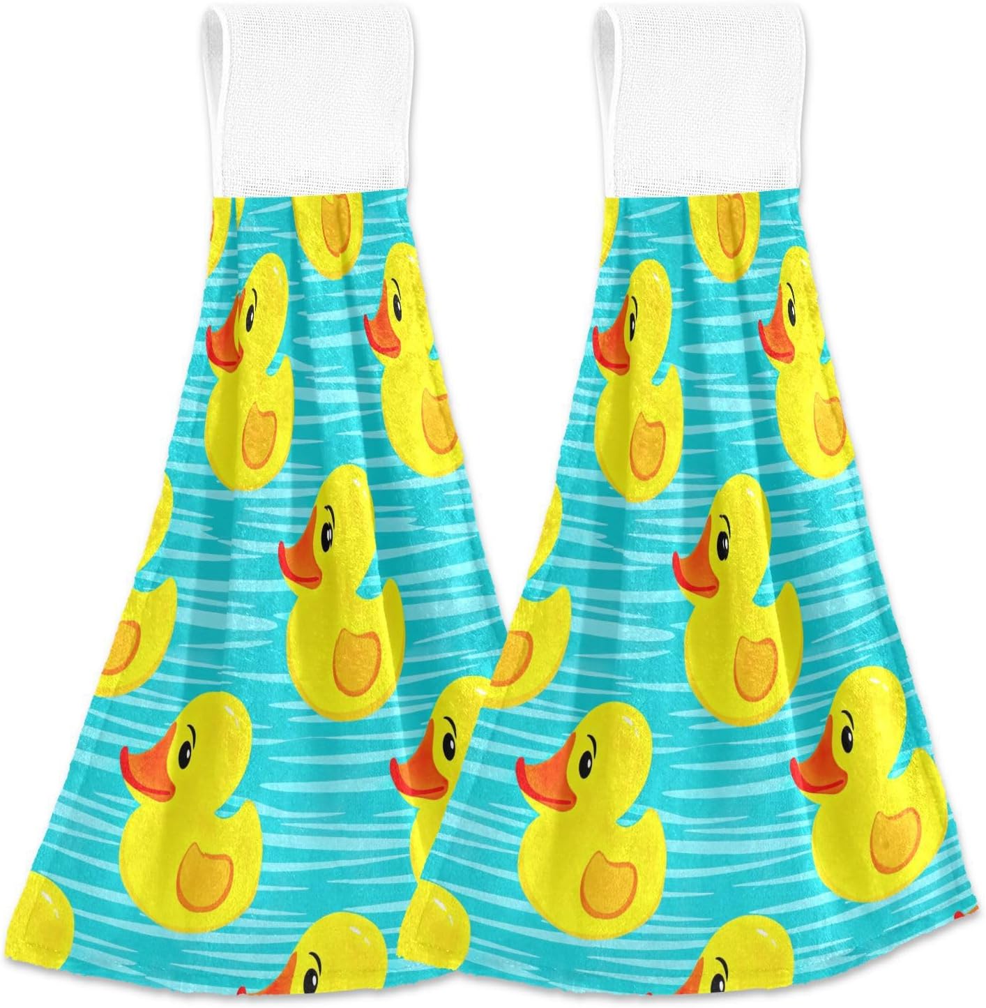 Hanging bath towels with loops - Ultra-absorbent soft multiPurpose bath towel set