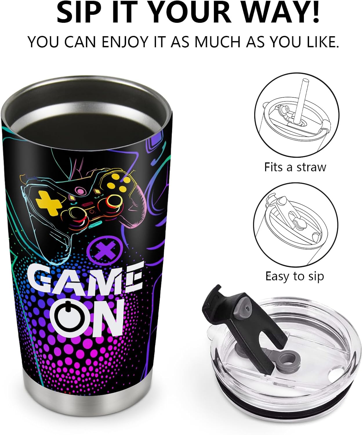 Gaming Mug Tumbler for Gamers
