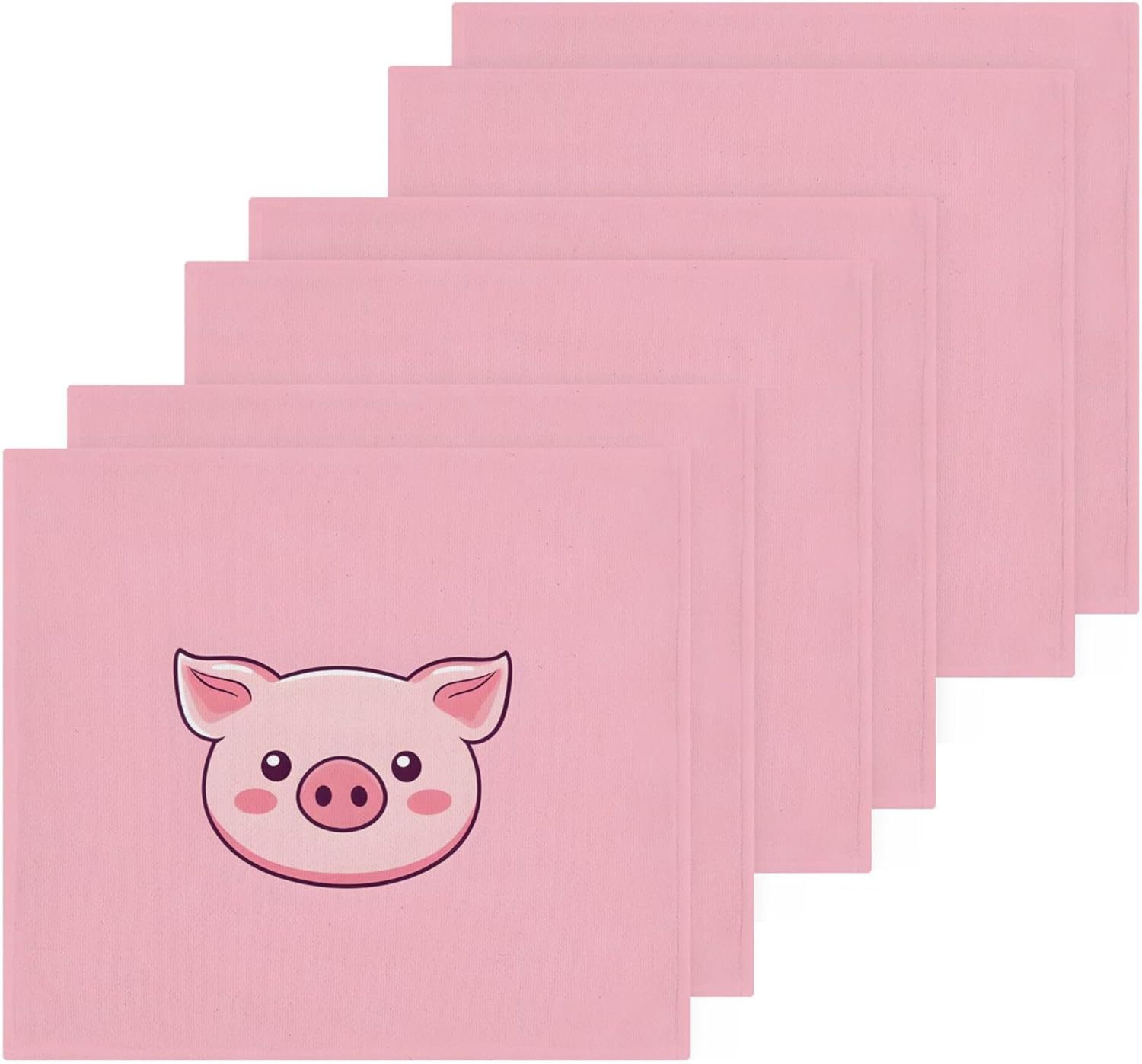 Cute Pig Washcloth Set by Xigua