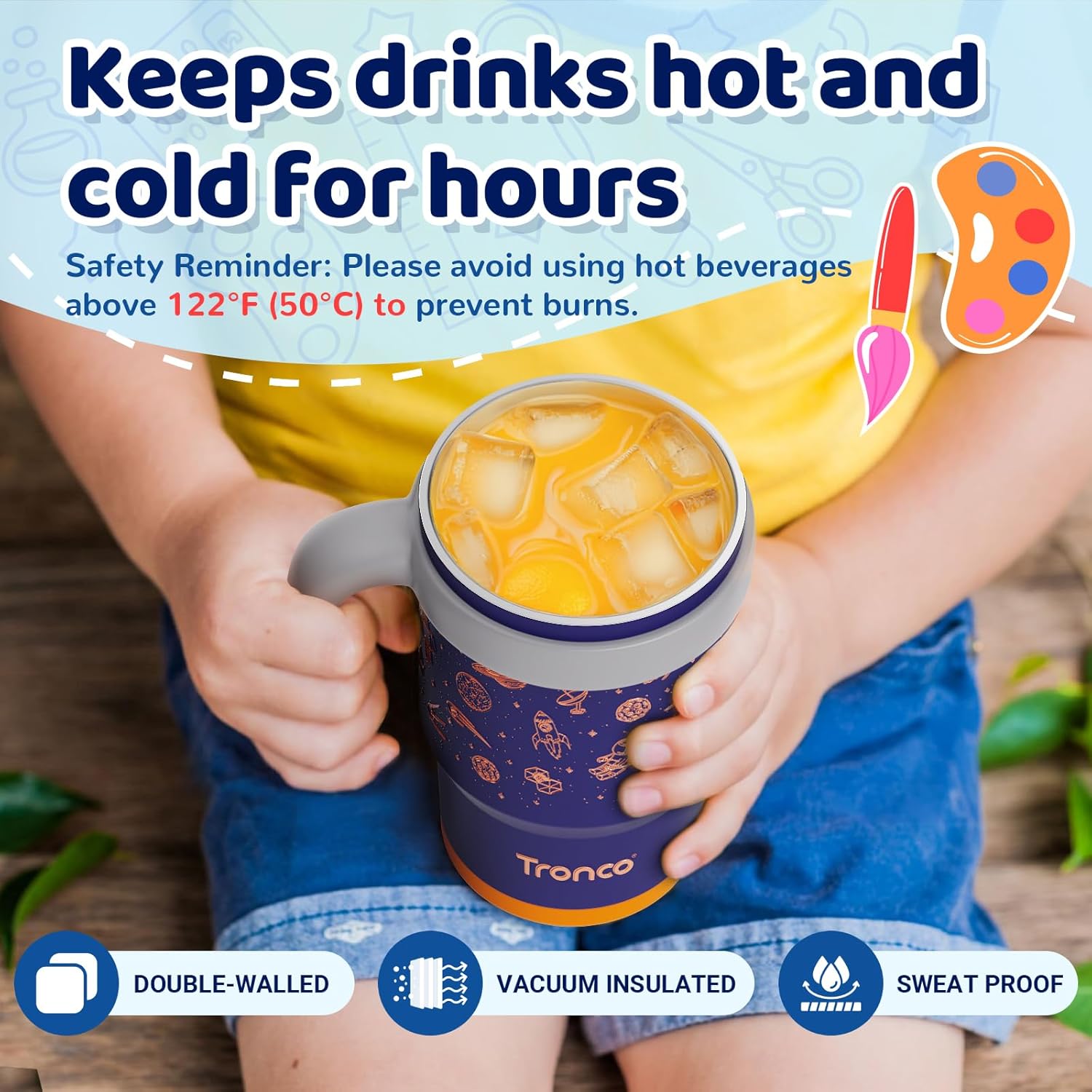 Tronco 14 oz Kids Spill-Proof Tumbler