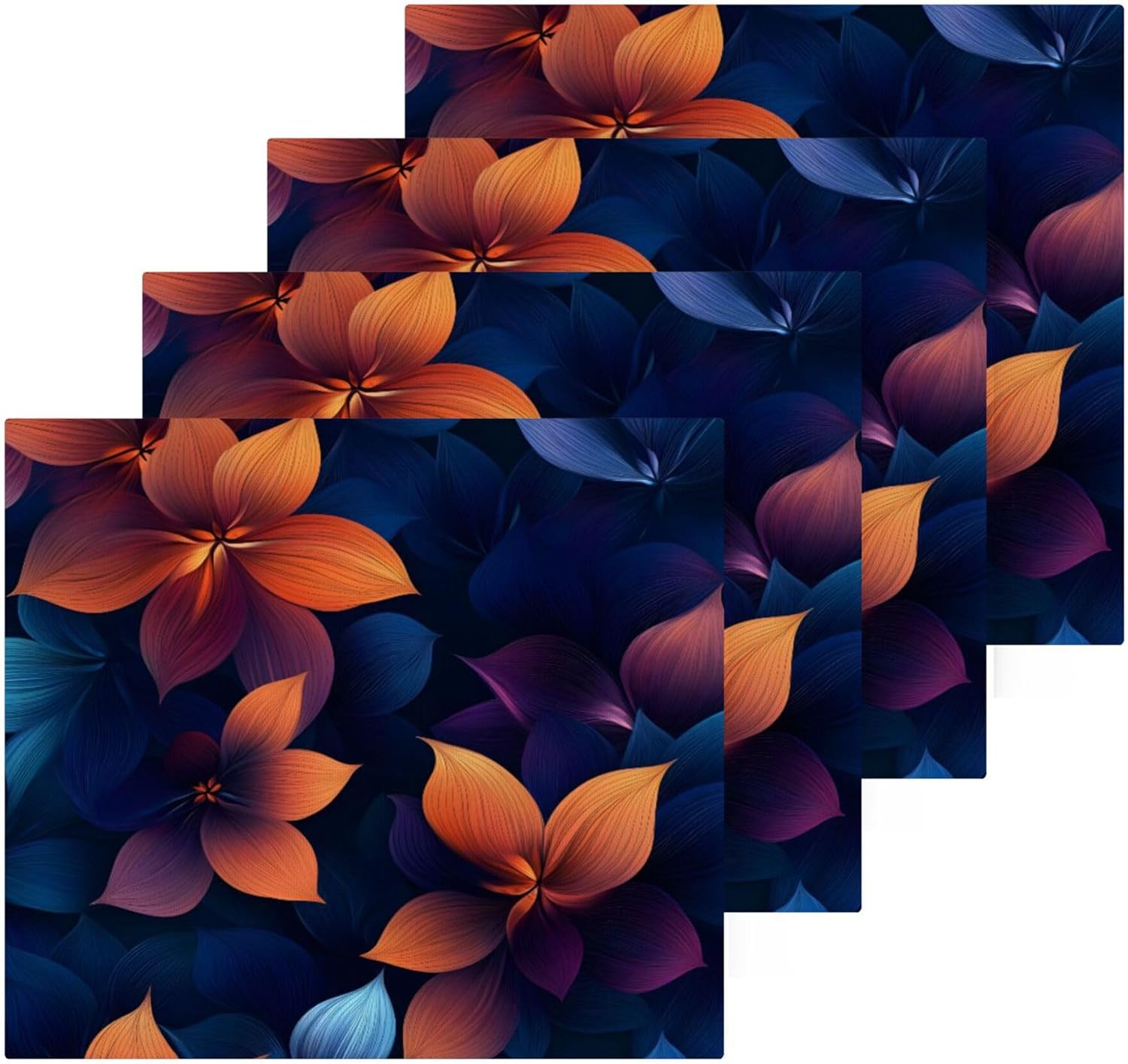 Fragrant Floral Washcloth Set for Fast Dry