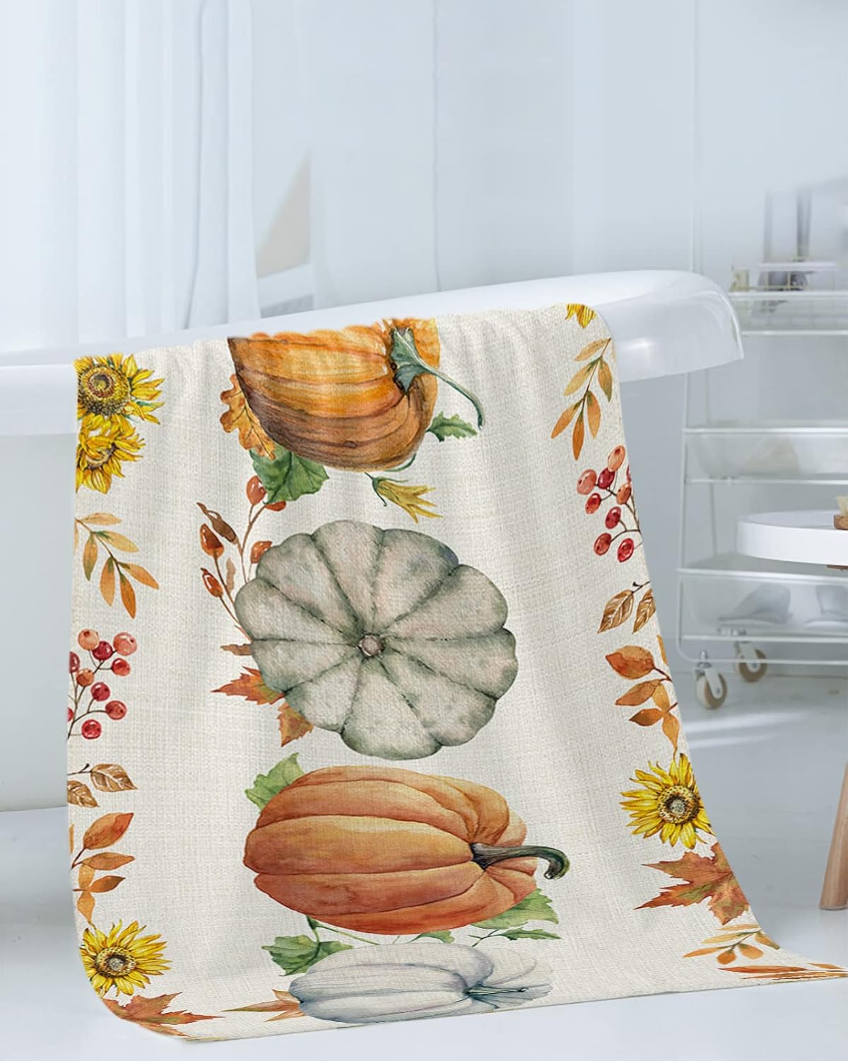 Smile Sunflower 3 Pcs Bath Towel Set
