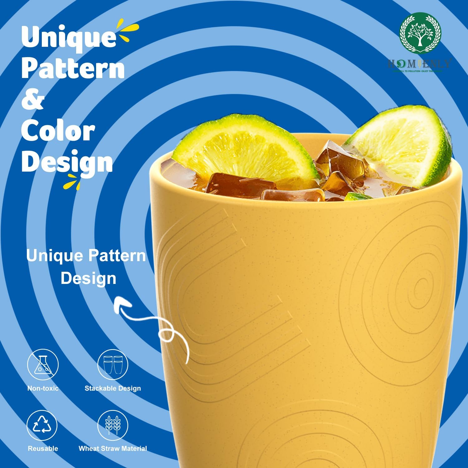 Sturdy Plastic Cups Reusable Dishwasher-Ready