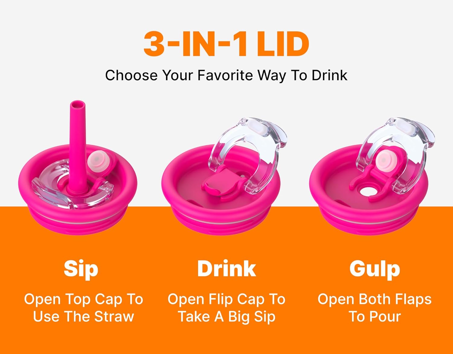Kids Travel Stainless Steel Tumbler with Straw