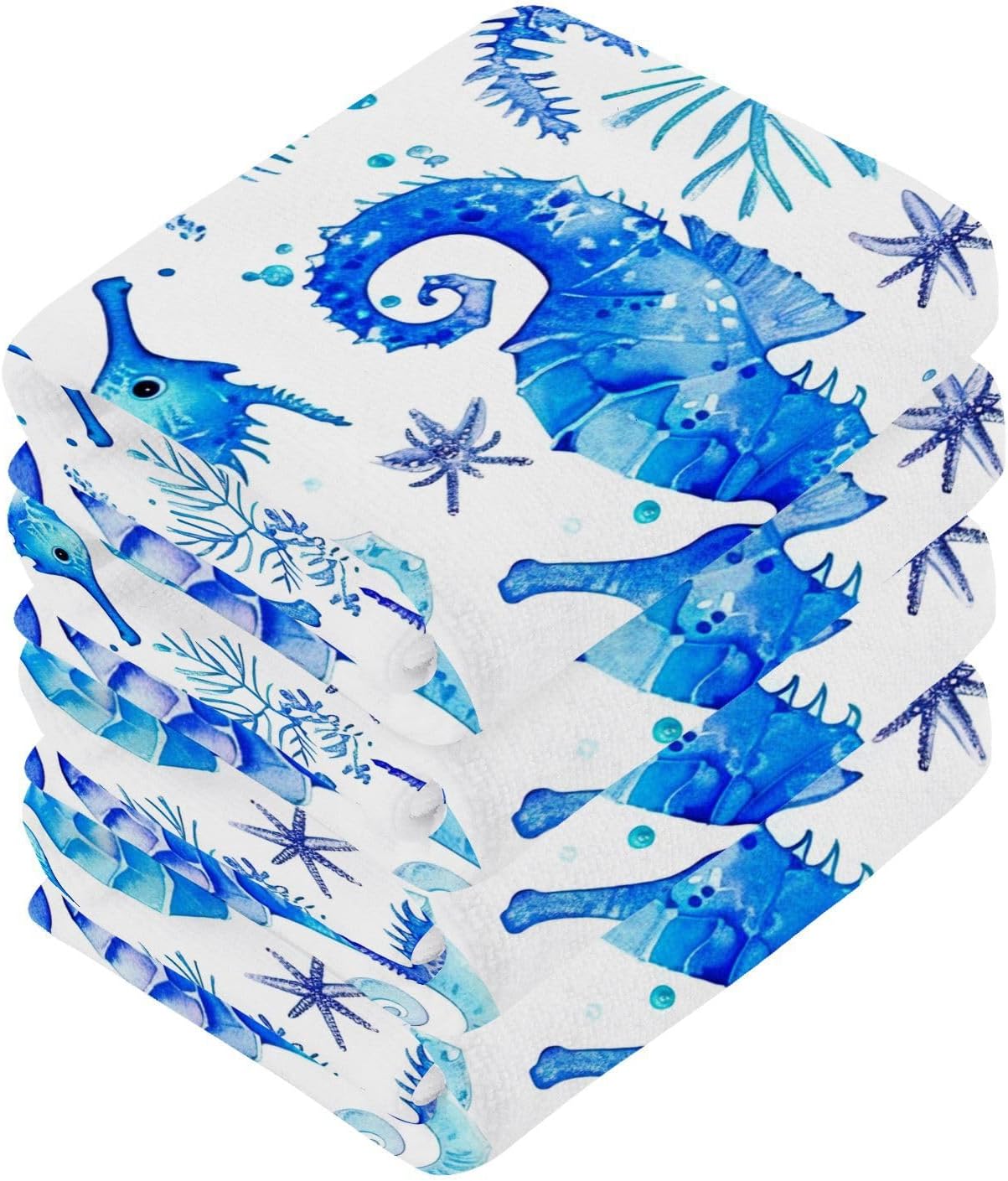 Seahorse Washcloth 2-Pack for Babies