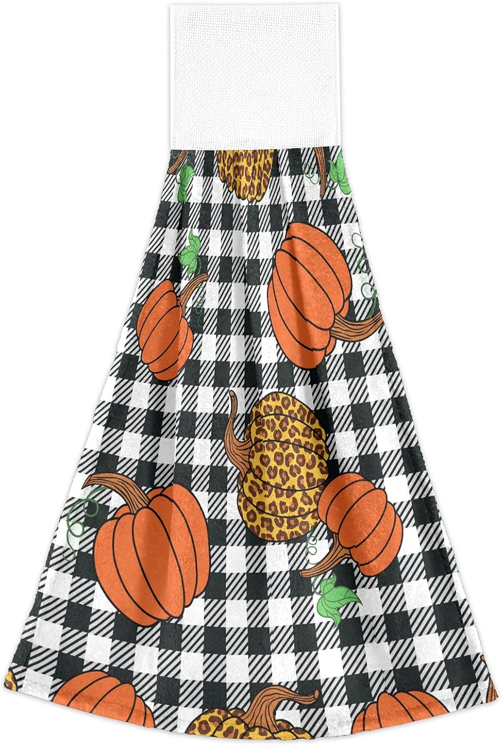 Leopard Plaid Kitchen Towels