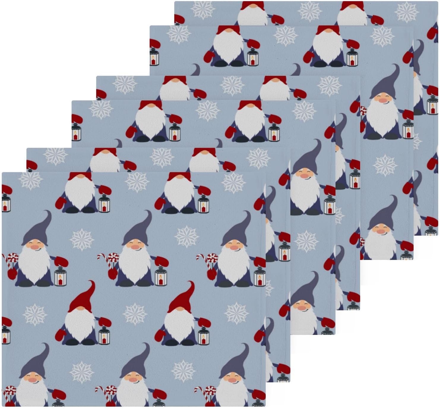 Christmas Gnome Washcloth Set 2 Pack