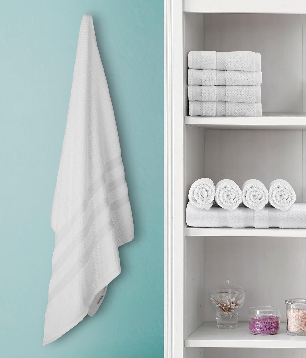 COTTON CRAFT Luxury Popcorn Towel Set