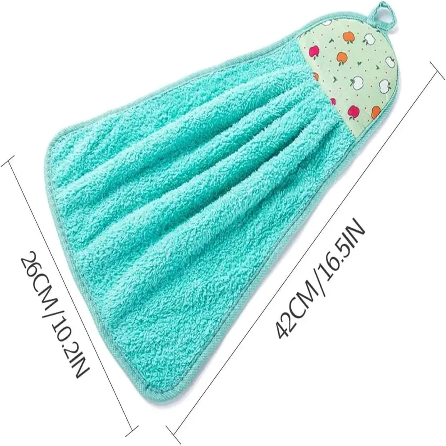 Quick Dry Microfiber Hand Towels with Hanging Loop 3 Pack