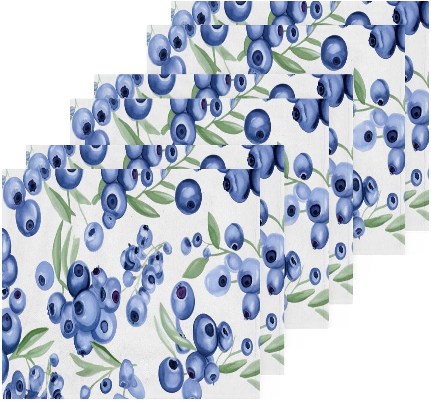 YETTASBIN Blueberry Washcloths 2 Pack