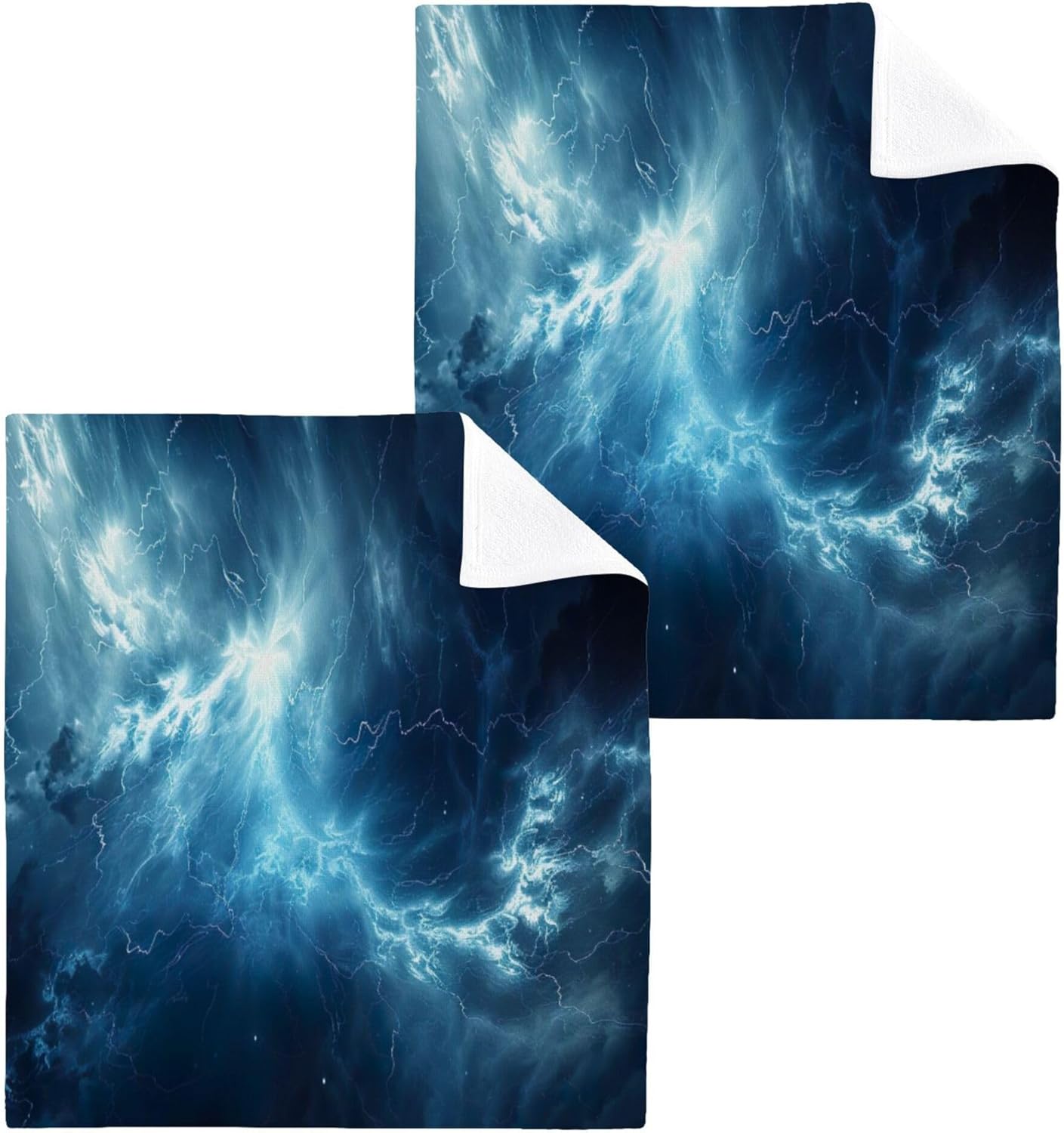 Fast-Drying Galaxy Washcloth Set - Multi-Purpose for Home Use