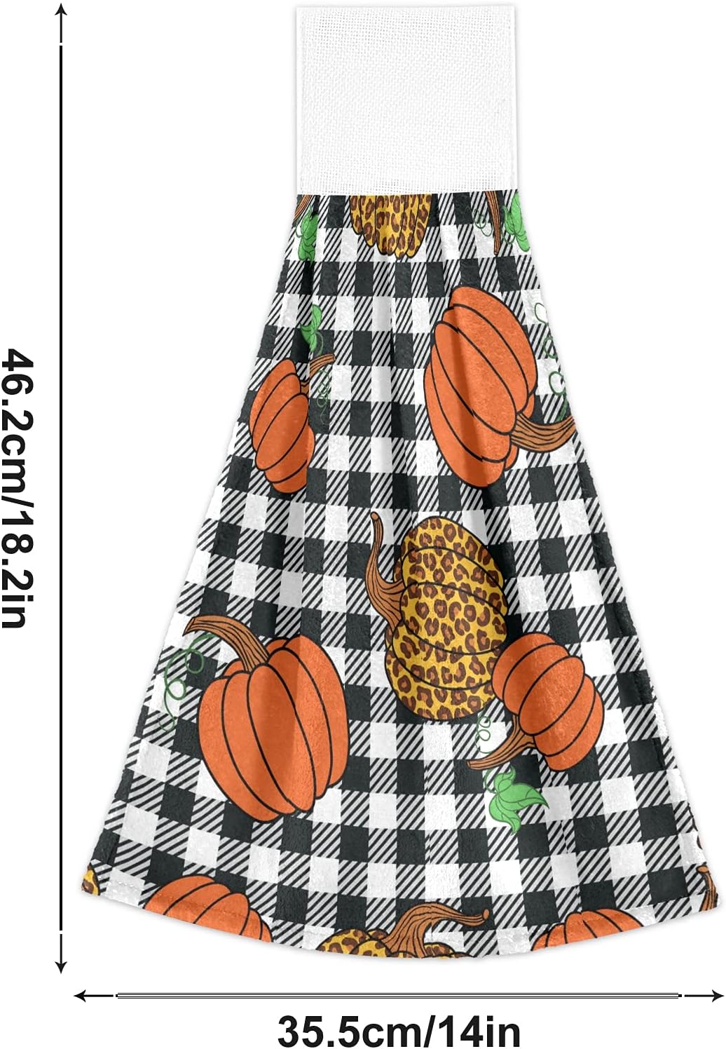 Leopard Plaid Kitchen Towels