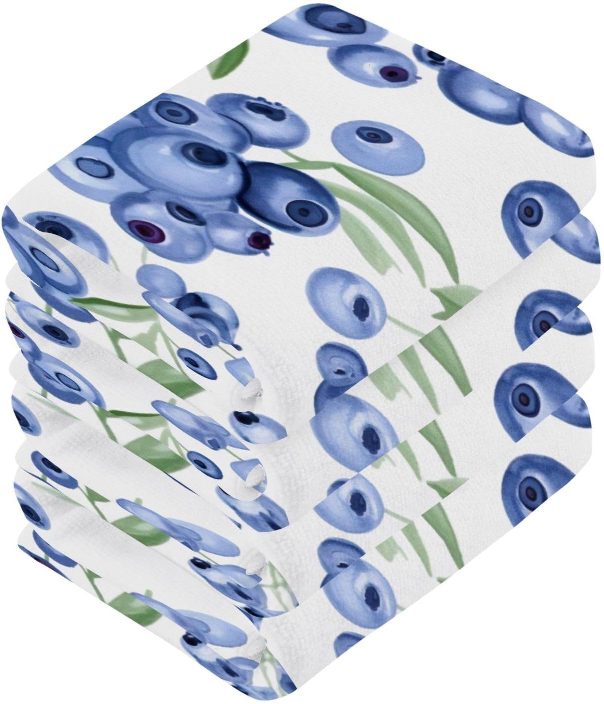 YETTASBIN Blueberry Washcloths 2 Pack
