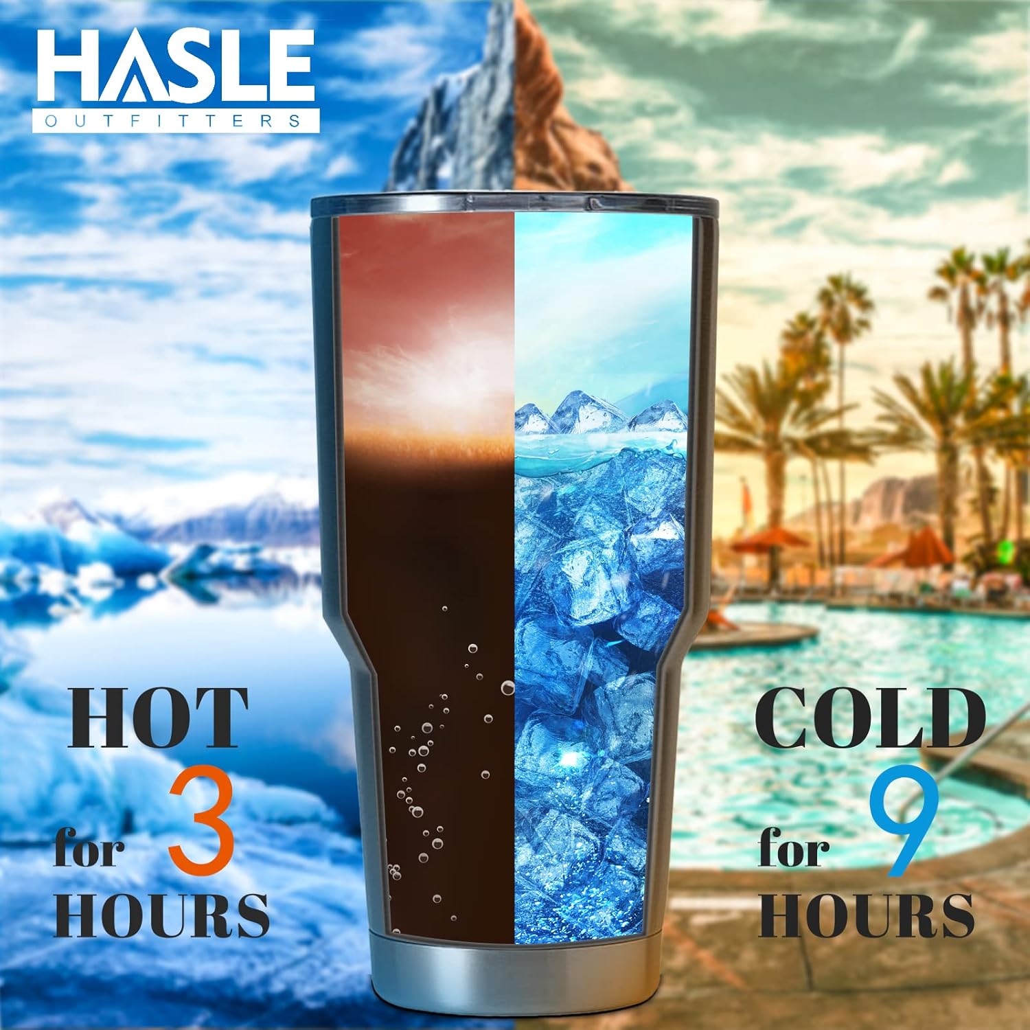 Sturdy 30oz Stainless Steel Tumbler for Hot Cold Beverages