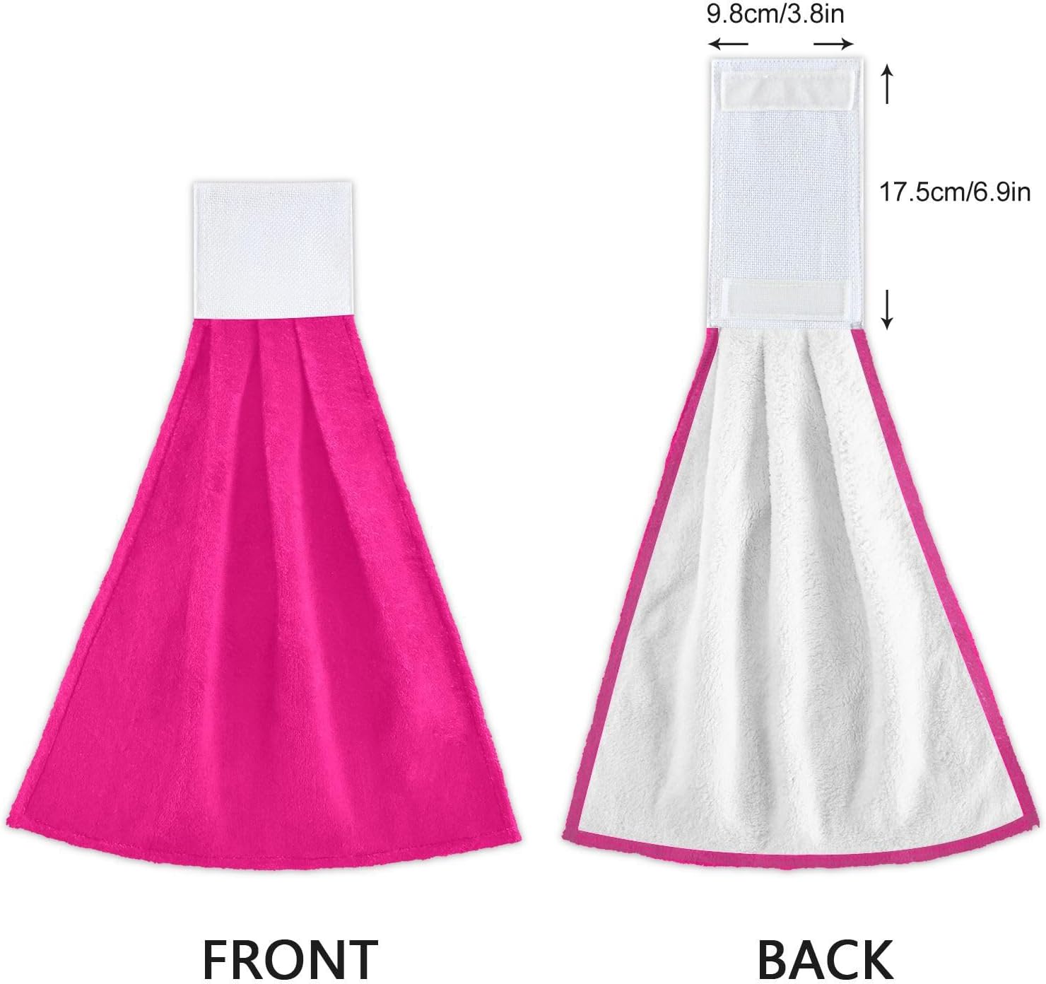 RPLIFE Rose Kitchen Towels 2 Pack Soft and Absorbent