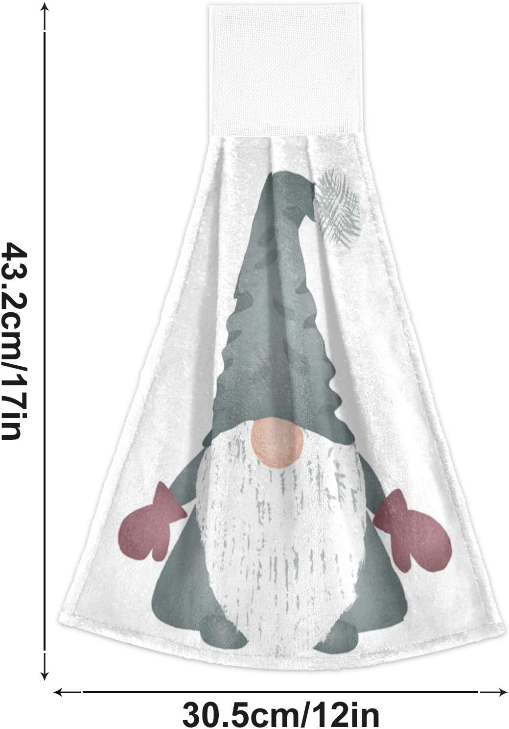 Winter Gnomes Hand Towel with Loop 2 Pack