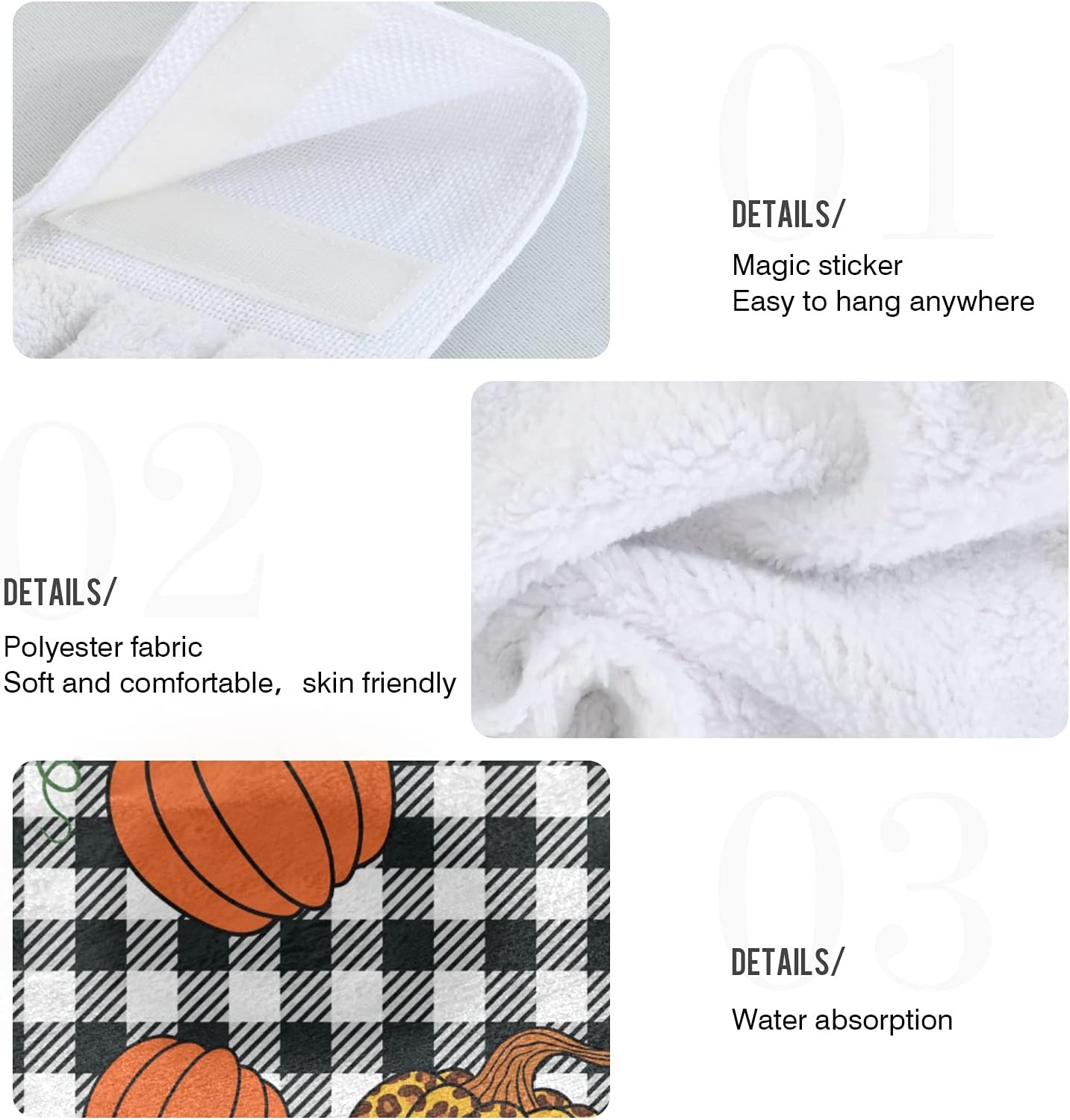 Leopard Plaid Kitchen Towels