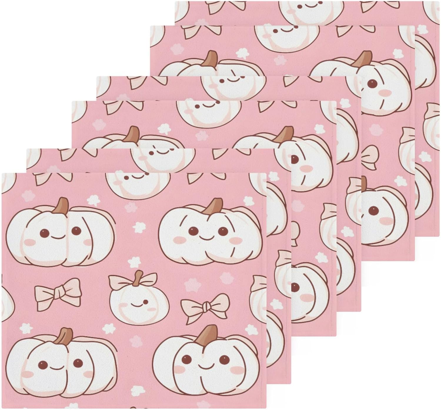 Set Of Kawaii Offset Washcloth 12x12inch