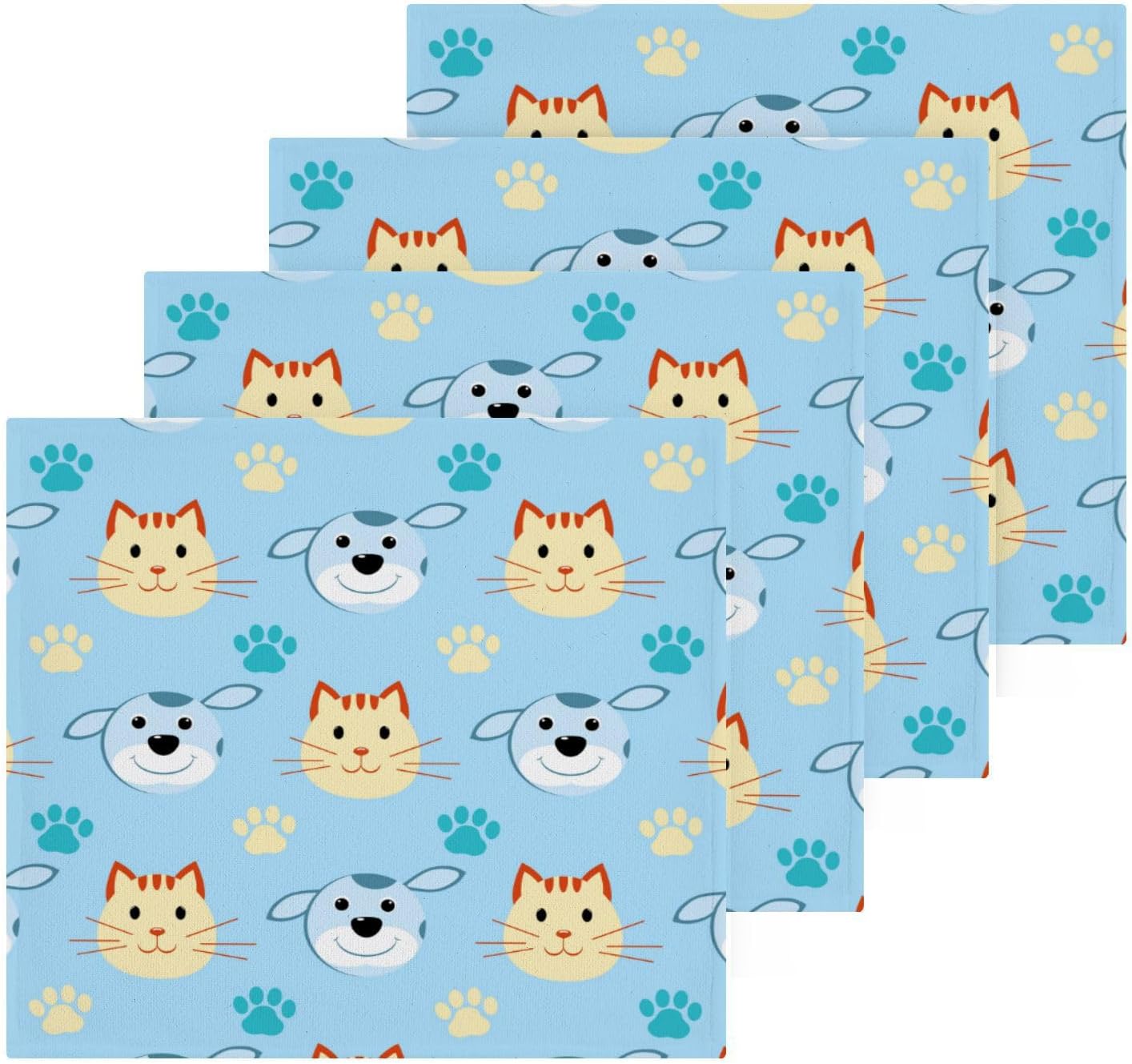 Cute Baby Travel Washcloths for Dogs or Kids