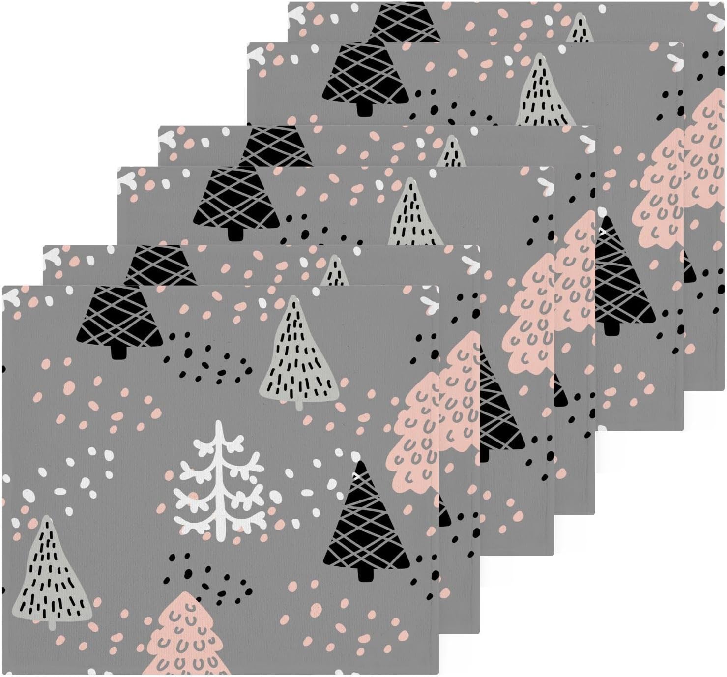 Burbuja Christmas Trees Washcloths