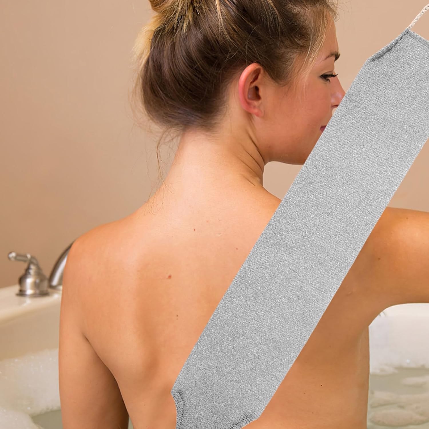 FOMIYES Exclusive Bath Towel Body Exfoliator Ergonomic Design ME-LEE