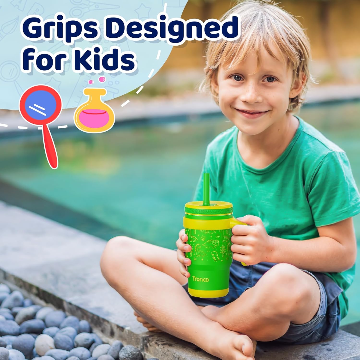 Tronco 14 oz Kids Spill-Proof Tumbler