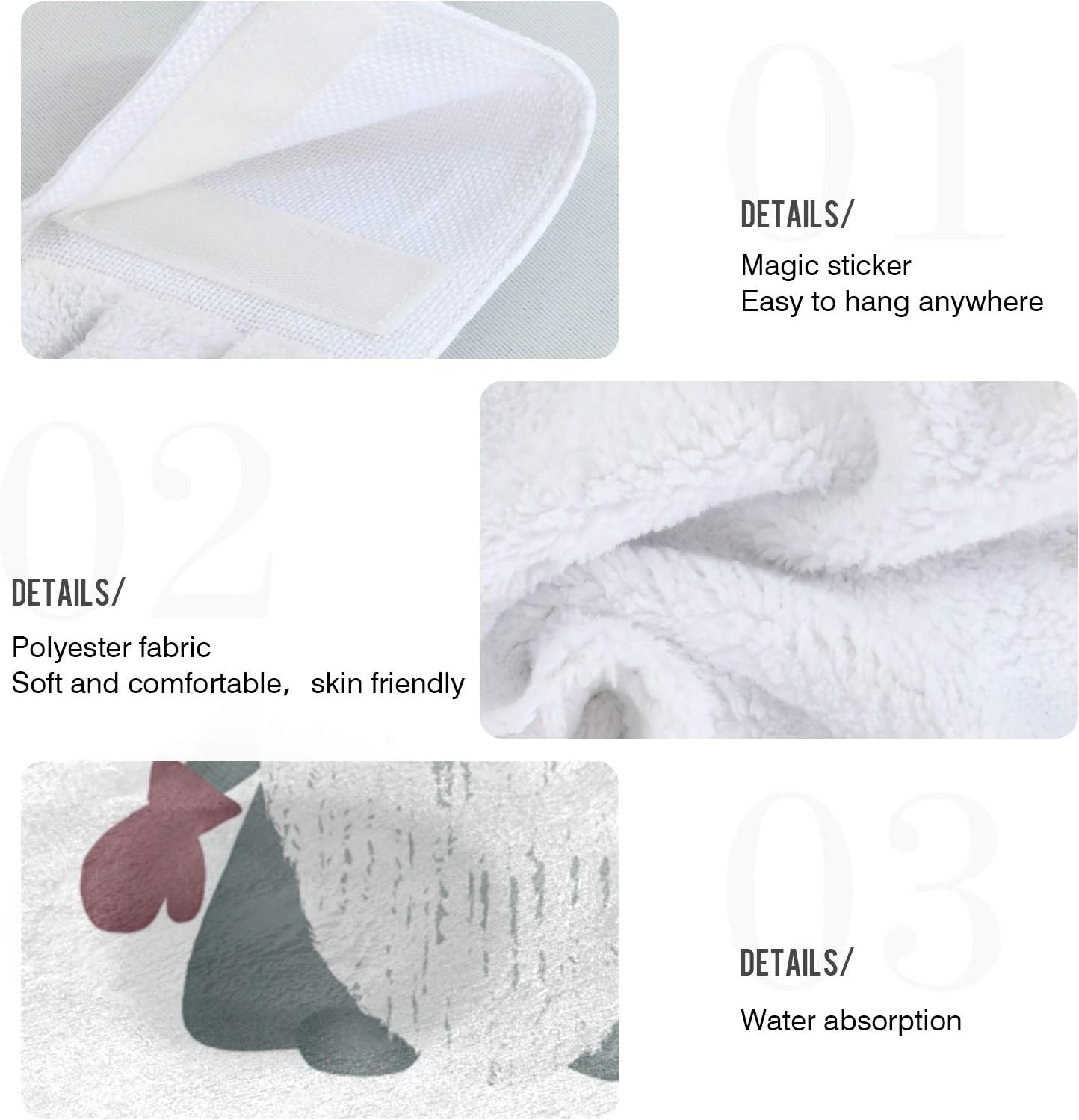 Winter Gnomes Hand Towel with Loop 2 Pack