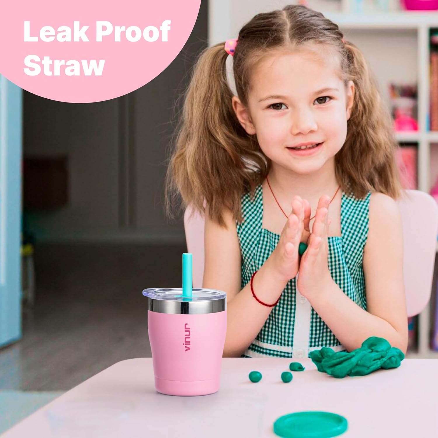 Stainless Steel Tumbler for Kids BPA-Free