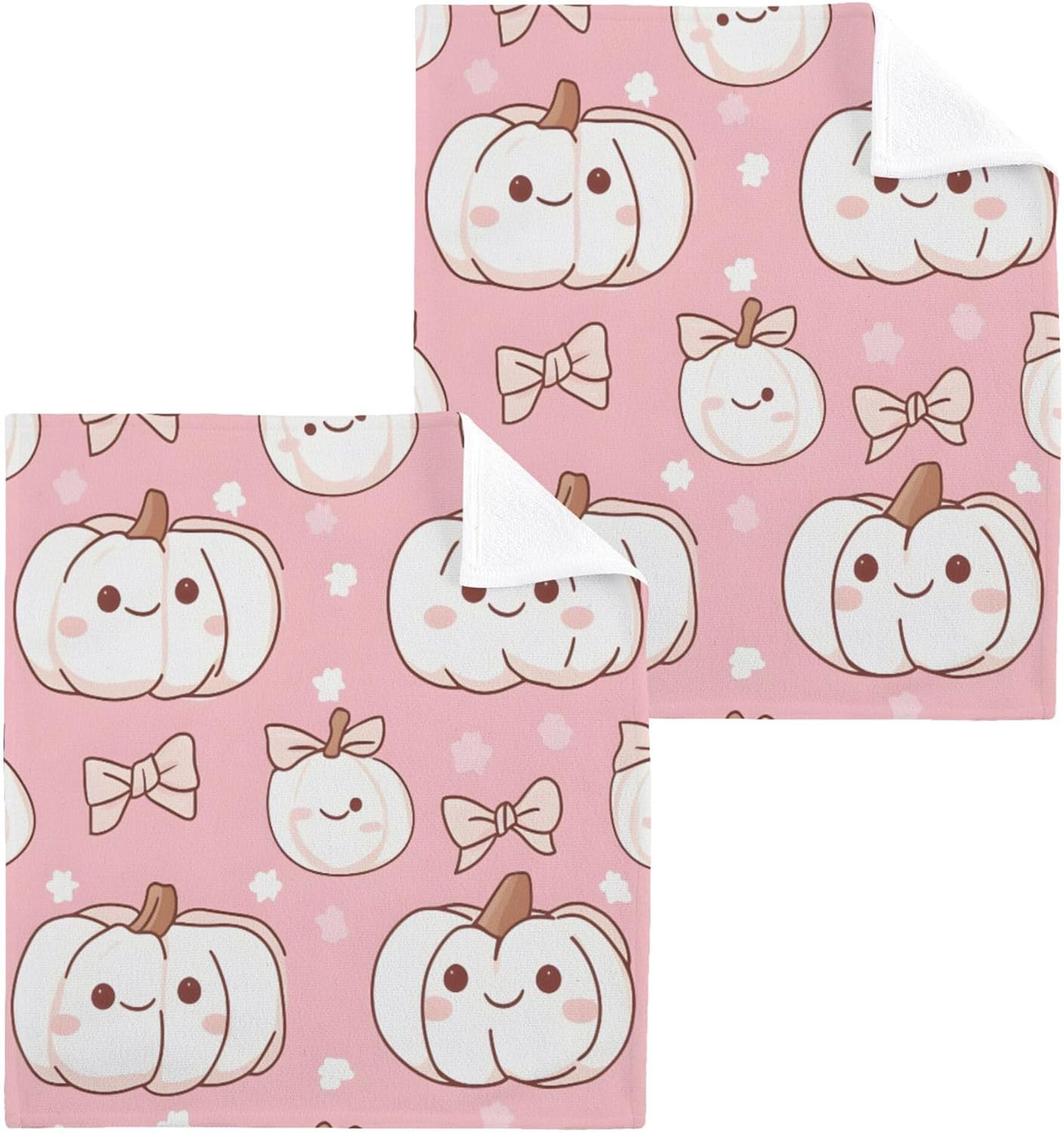 Set Of Kawaii Offset Washcloth 12x12inch