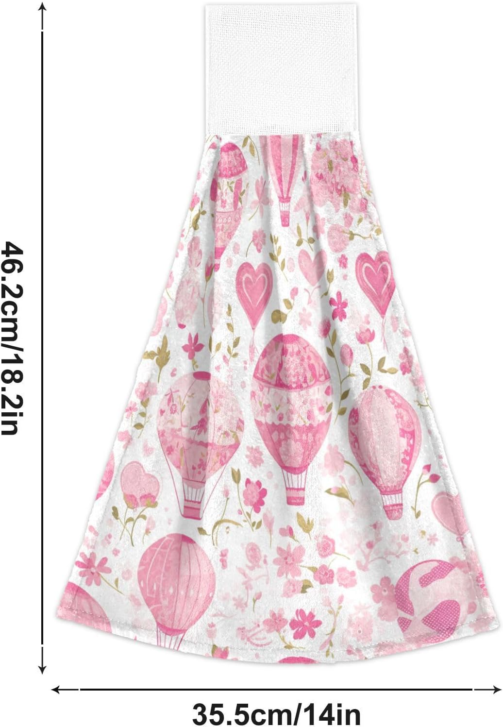 Hot Balloon Hand Towels 2 Pcs