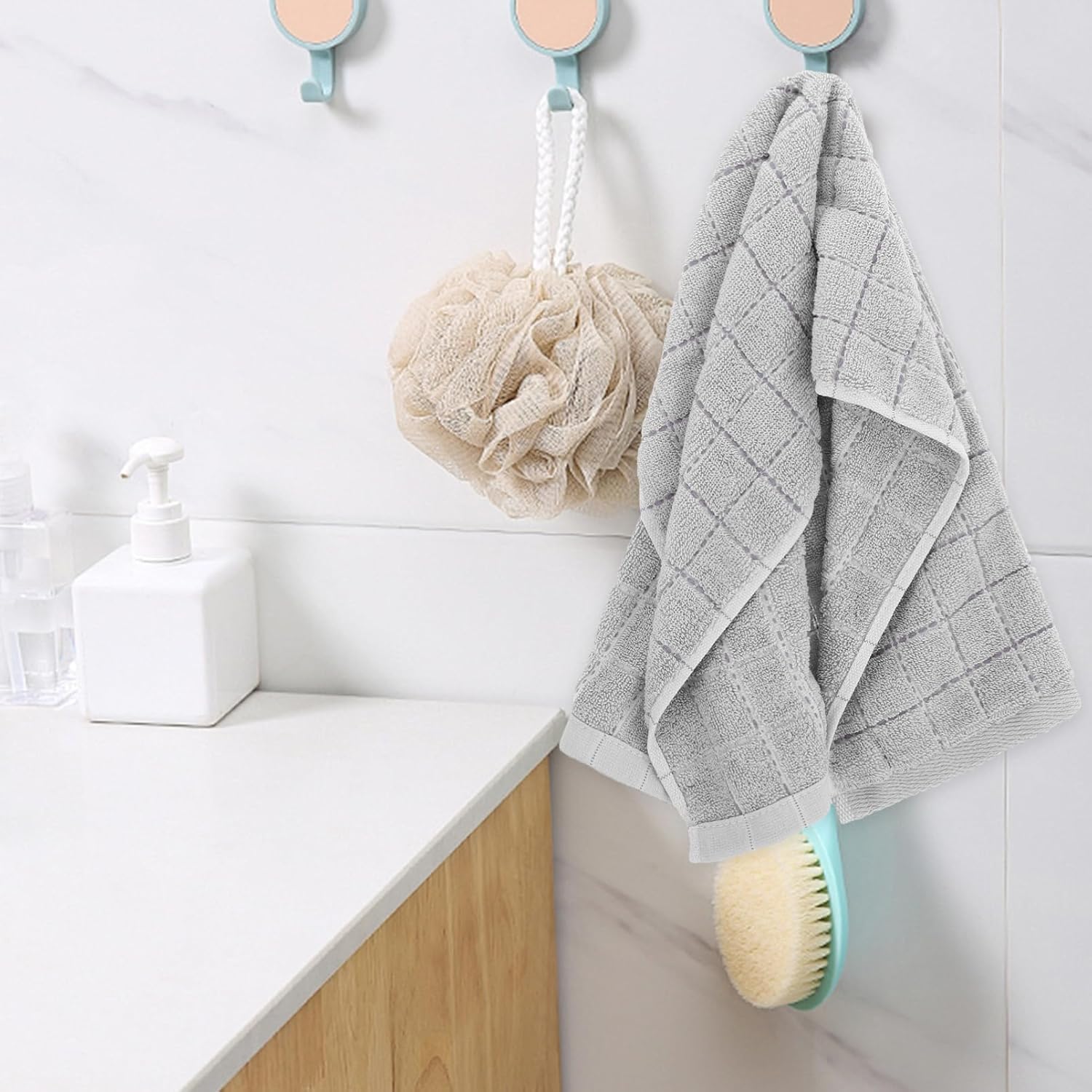 Zerodeko Fluffy Decorative Face Towels