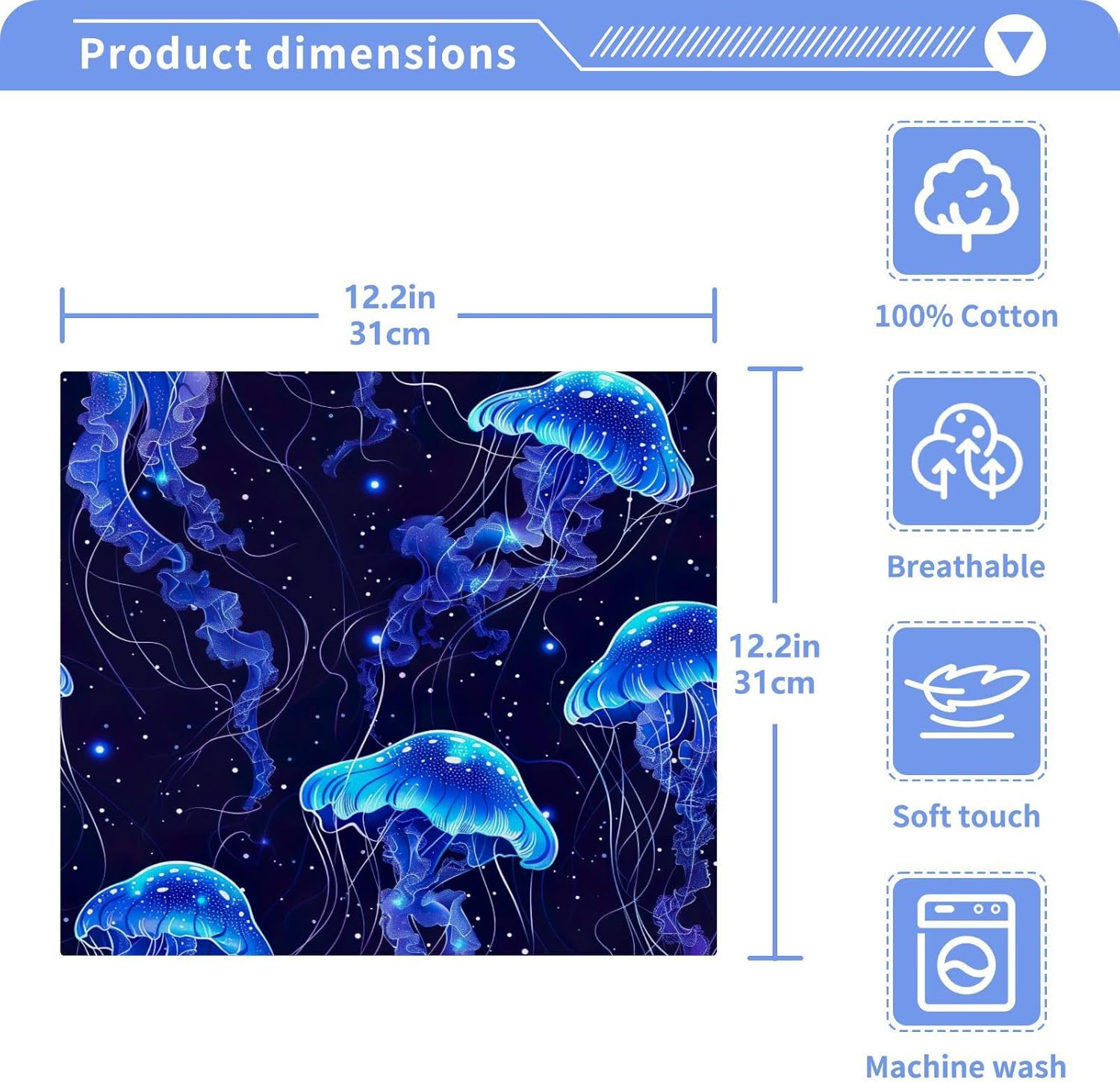 Jellyfish Washcloths