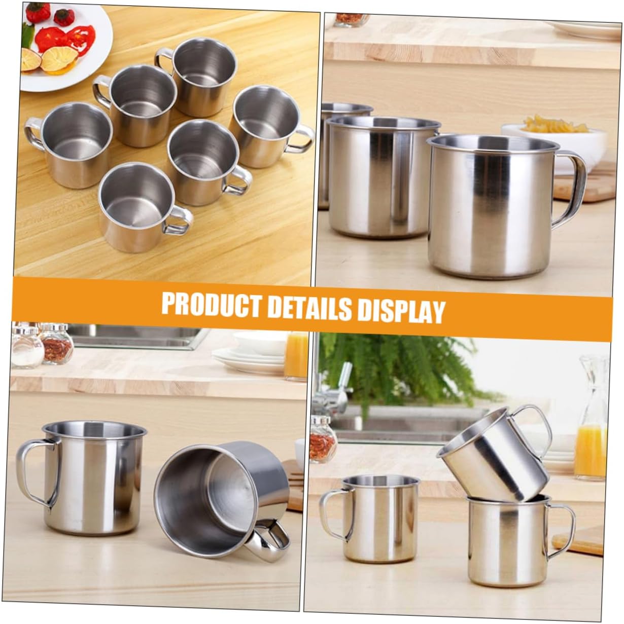 Perfect for Kids Durable Stainless Steel Mugs