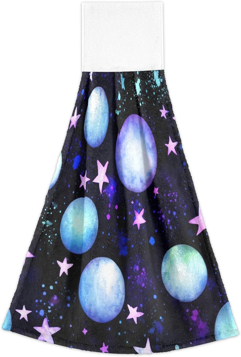 RPLIFE Watercolor Planets Hand Towel Set of 2