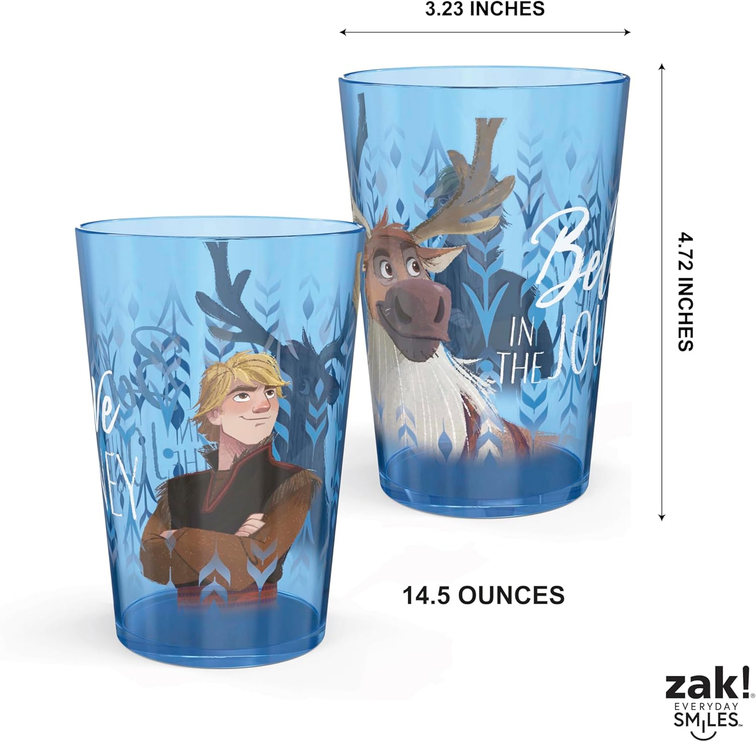 Zak Designs Disney Frozen 2 Nesting Tumblers Set