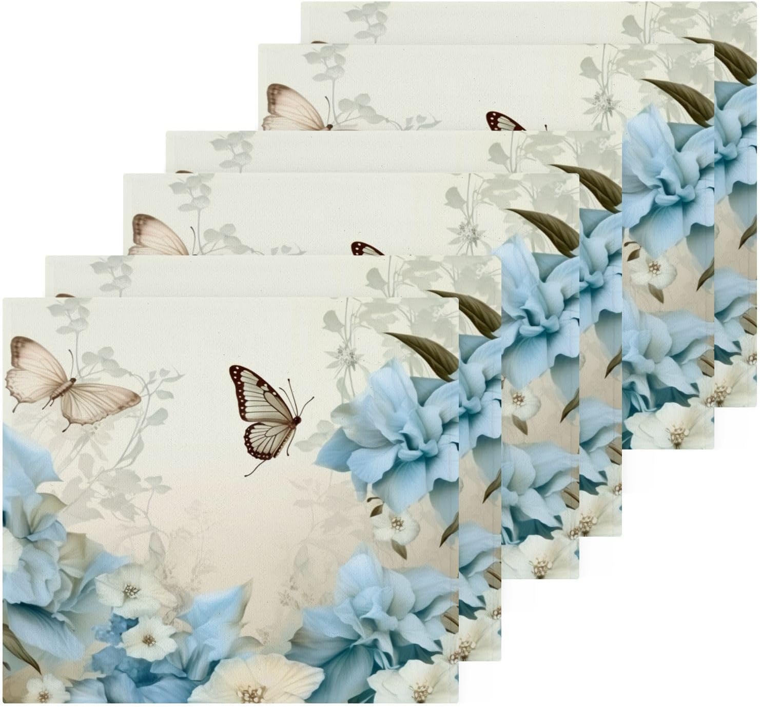 Butterfly Flower Washcloth - Soft for Babies