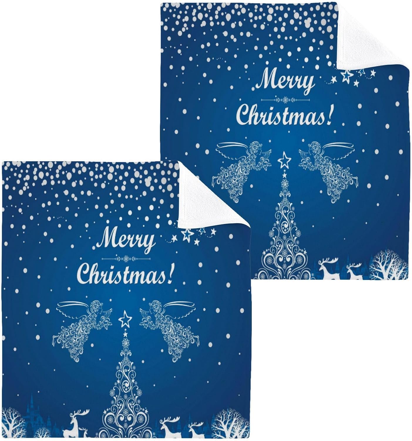 Melody Soft Reusable Washcloth Set for Adults and Babies